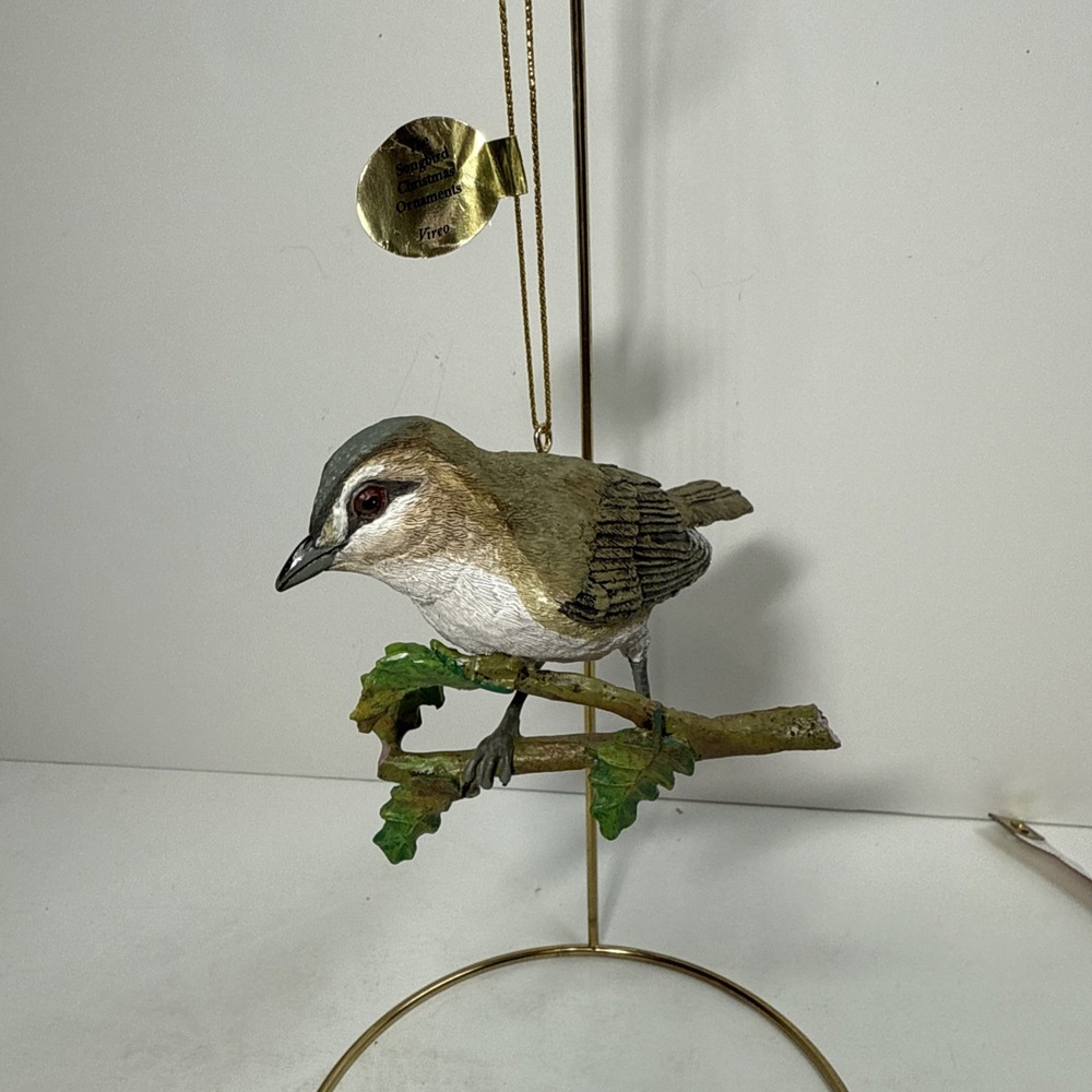 The‎ Songbird Christmas Video ornament By Danbury Mint With Tag